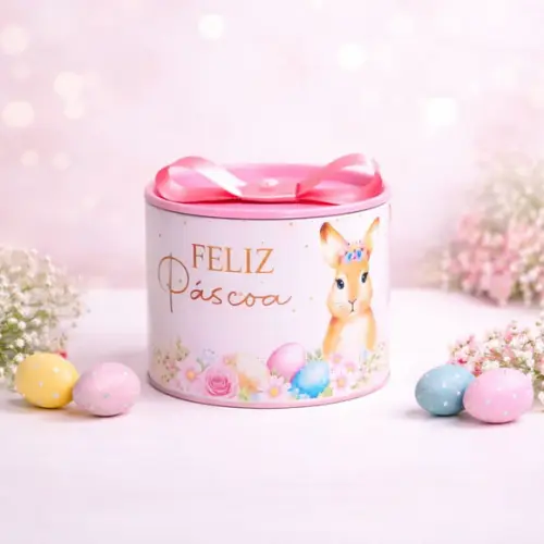 Tubo Lata Personalizada Páscoa
