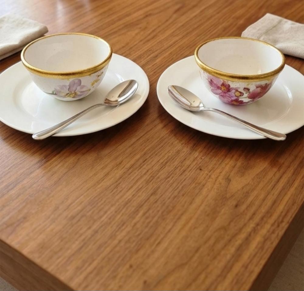Jogo com 2 bowls (500 ml cada) em decoupage artesanal