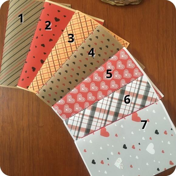 Caderno A5 costura artesanal 60 páginas