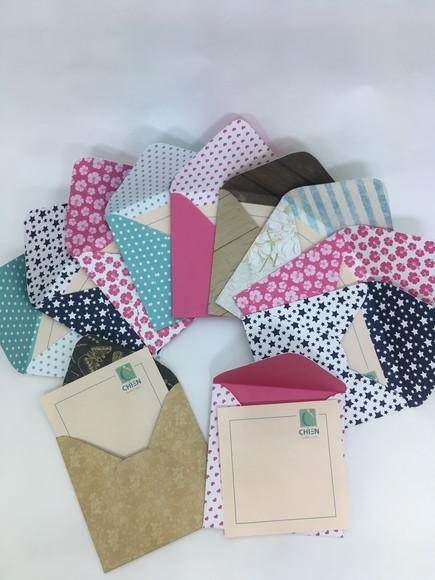 Cartão e Envelope (conjunto de 3)
