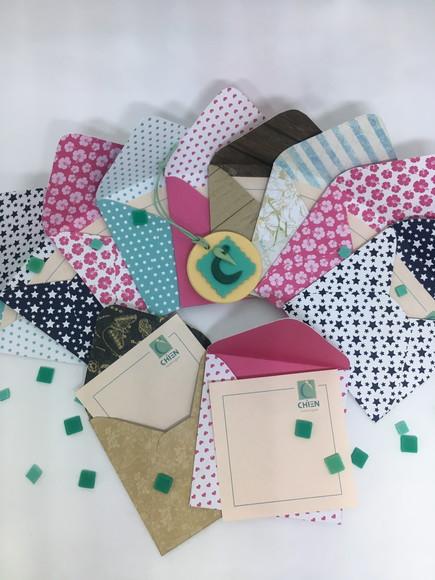 Cartão e Envelope (conjunto de 3)