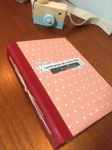 Livro de lembranças para a mãe