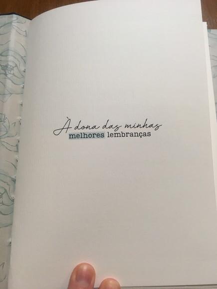 Livro de lembranças para a mãe