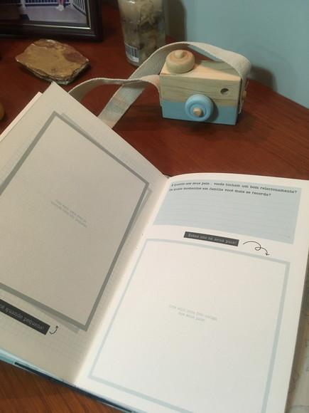 Livro de lembranças para a mãe