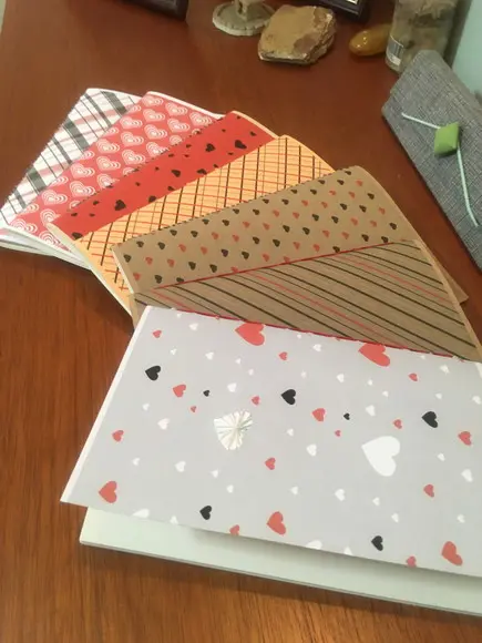 Caderno A5 costura artesanal 60 páginas