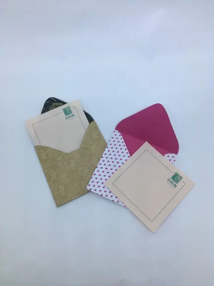 Cartão e Envelope (conjunto de 3)