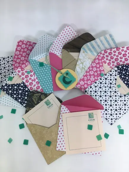 Cartão e Envelope (conjunto de 3)
