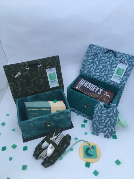 Kit Caixa Livro+porta Fone de Ouvido
