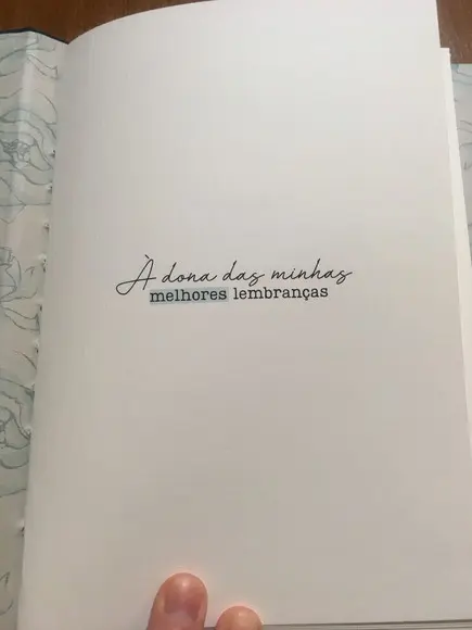 Livro de lembranças para a mãe