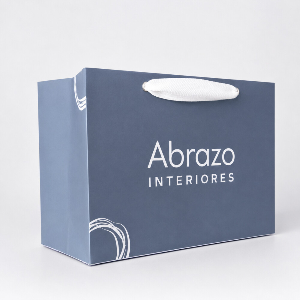 Sacola personalizada  com sua logo para estudio de fotografia 25x