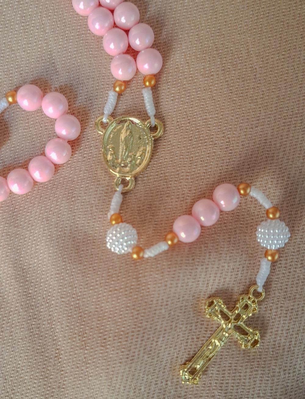 Terço Nossa Senhora de Fátima (rosa)