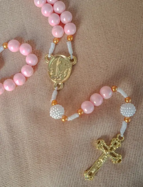 Terço Nossa Senhora de Fátima (rosa)
