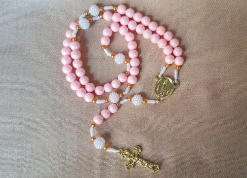 Terço Nossa Senhora de Fátima (rosa)