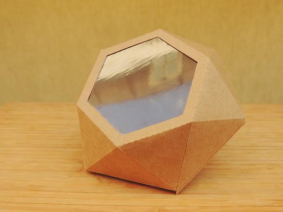 Caixa Diamante - com Visor - 6 Unidades