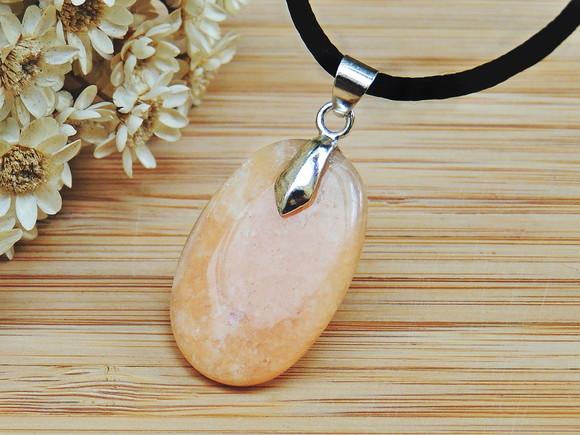Colar Amazonita Laranja Oval