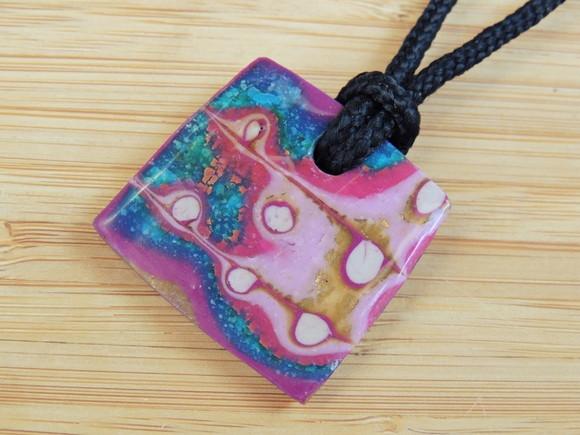Colar Mokume Gane Etéreo