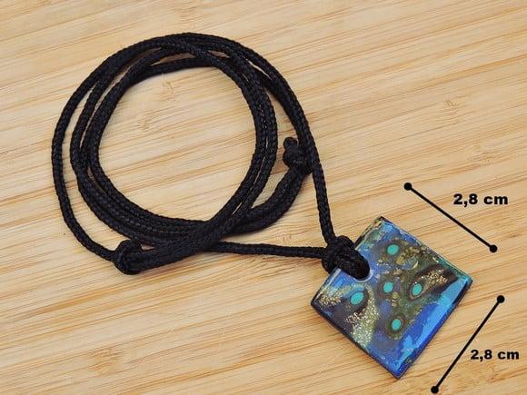 Colar Mokume Gane Mar
