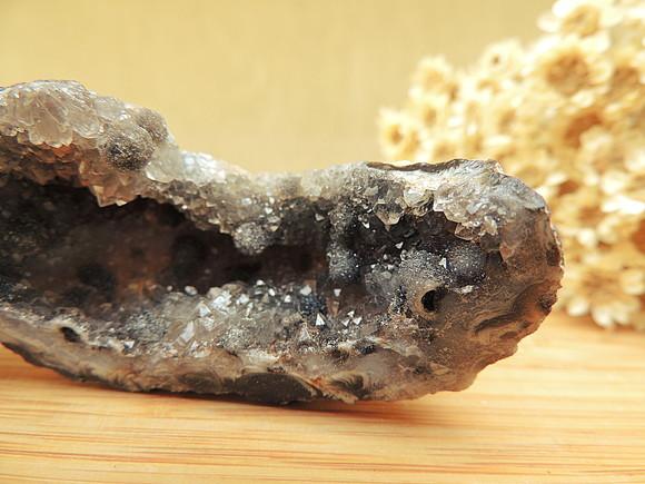 Drusa de Cristal em Base de Ágata - A49