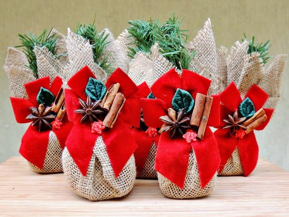 Enfeites de Natal Exclusivos - Kit com 5 Unidades