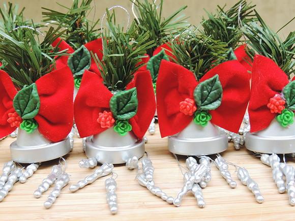Enfeites de Natal Exclusivos - Kit com 8 Unidades