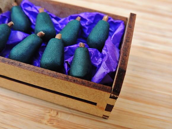 Mini Caixa de Feira com 10 Abacates - Biscuit