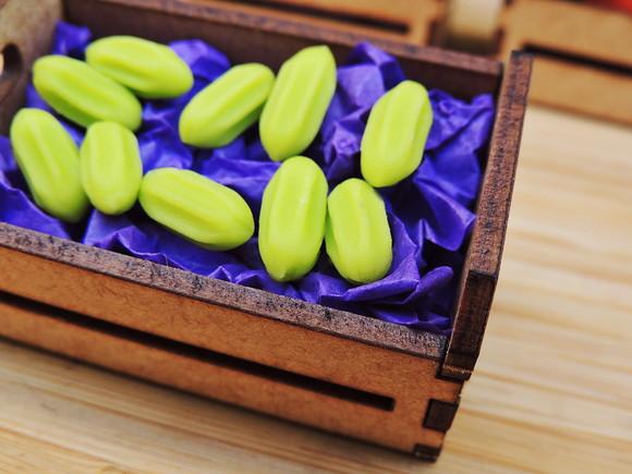 Mini Caixa de Feira com 10 Carambolas - Biscuit