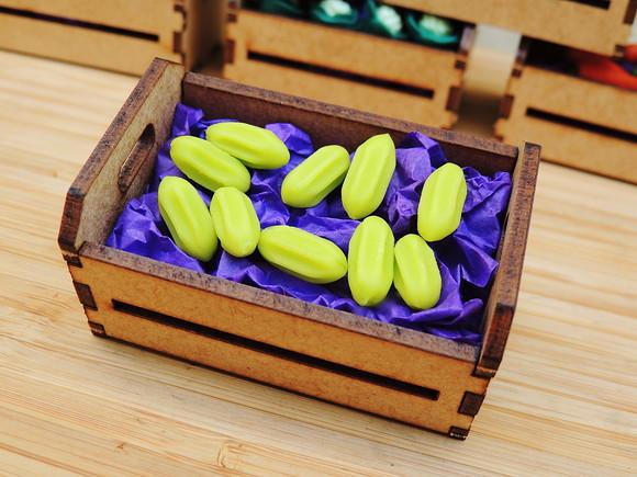 Mini Caixa de Feira com 10 Carambolas - Biscuit