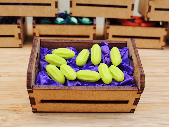 Mini Caixa de Feira com 10 Carambolas - Biscuit