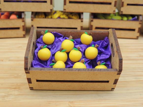 Mini Caixa de Feira com 10 Maracujás - Biscuit