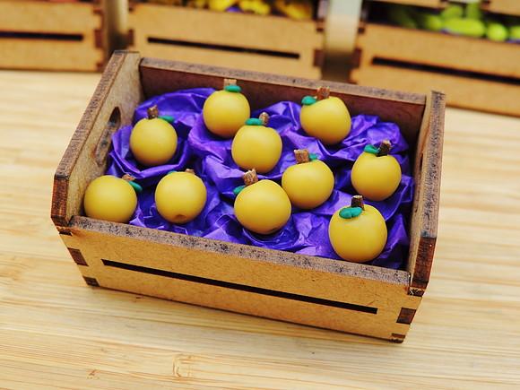 Mini Caixa de Feira com 10 Sapotis - Biscuit