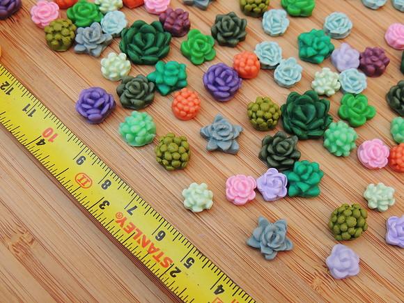 Mini Suculenta em Biscuit - 50 Unidades