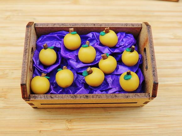 Mini Caixa de Feira com 10 Sapotis - Biscuit