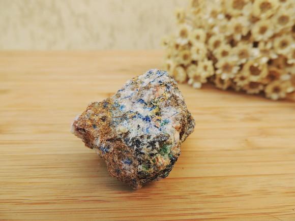 Pedra com Lápis Lazuli e Malaquita - 1 Unidade - A13
