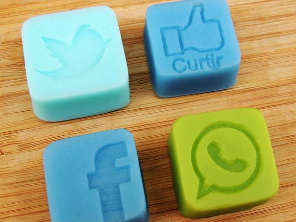Sabonete Redes Sociais - 4 Kits