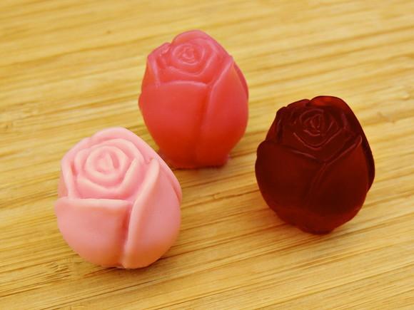 Sabonete Rosa Botão Pequena - 6 Unidades