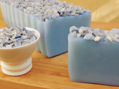 Barra Cristal - Quartzo Azul