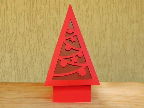 Caixa Árvore de Natal - 6 Unidades
