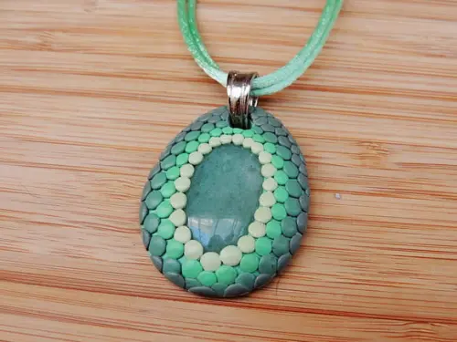 Colar Dragon Quartzo Verde