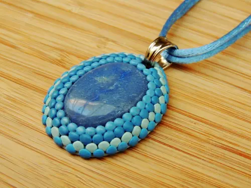 Colar Dragon Quartzo Azul