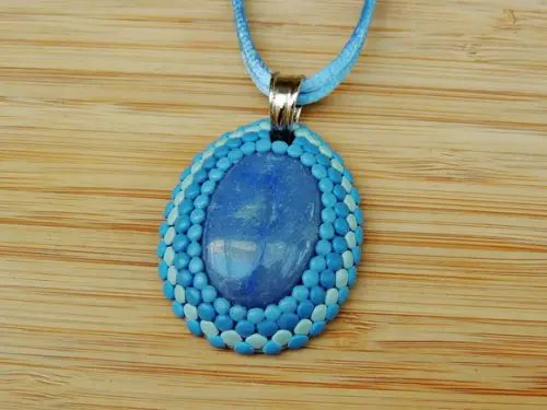 Colar Dragon Quartzo Azul