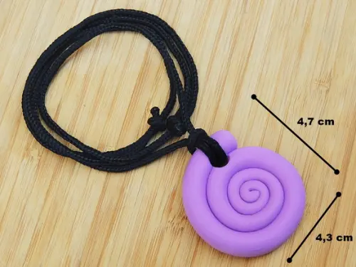 Colar Espiral Celta Lilás