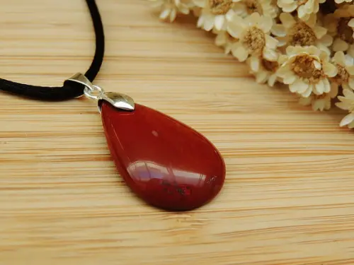 Colar Jaspe Vermelho