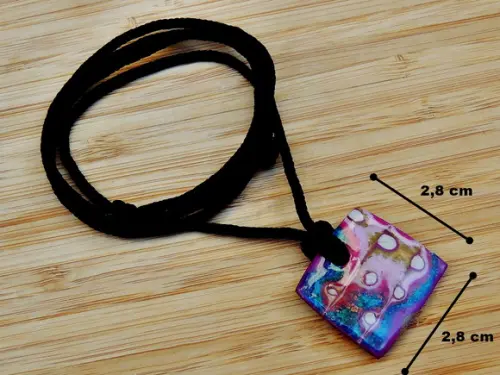 Colar Mokume Gane Etéreo