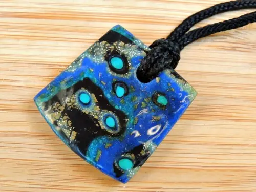 Colar Mokume Gane Orbes