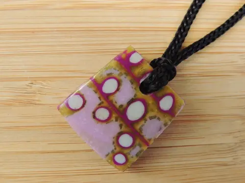 Colar Mokume Gane Orgânic