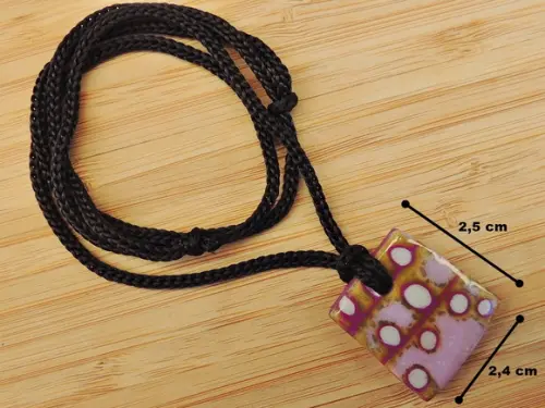 Colar Mokume Gane Orgânic