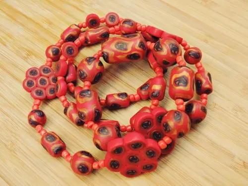 Colar Vermelho Indiano
