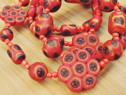 Colar Vermelho Indiano