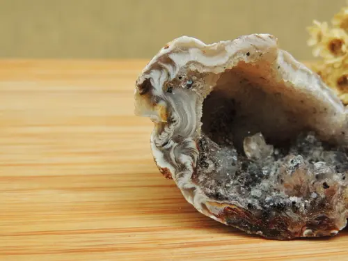 Drusa de Cristal em Base de Ágata - A48