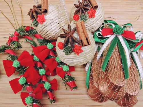 Enfeites de Natal Exclusivos - Kit com 9 Unidades